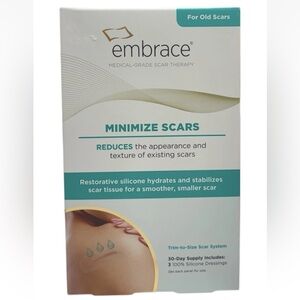 Embrace Minimize Scars for Old Scars, Trim to Size Silicone Scar Sheets Large